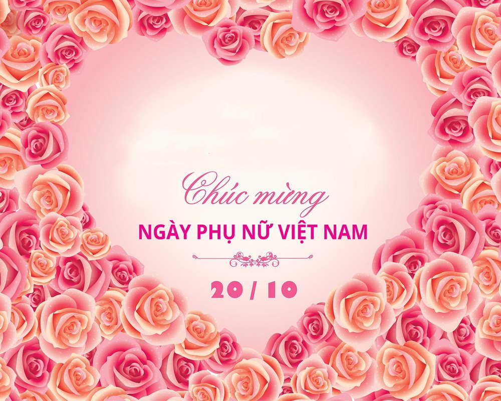 Chúc mừng ngày Phụ Nữ Việt Nam 20/10/2023. Happy VietNam  Women's Days
