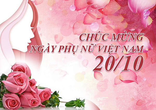 Chúc mừng ngày Phụ Nữ Việt Nam 20/10/2023. Happy VietNam  Women's Days